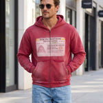KZZ Men's Thick Universal Zipper Hoodie