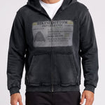 KZZ Men's Thick Universal Zipper Hoodie