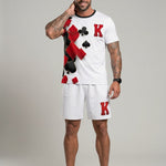 KZZ Men's Summer Casual Sports Set
