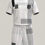 KZZ Men's T-shirt and shorts two-piece set