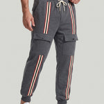 KZZ Men's Thickened Fleece-Lined Joggers