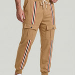 KZZ Men's Thickened Fleece-Lined Joggers