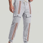 KZZ Men's Thickened Fleece-Lined Joggers