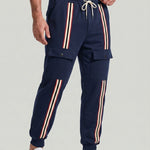 KZZ Men's Thickened Fleece-Lined Joggers