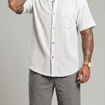 KZZ Five-quarter sleeve cardigan and shorts