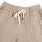 KZZ Five-quarter sleeve cardigan and shorts