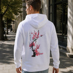 KZZ Men's Printed Drop-Shoulder Hoodie