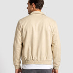 KZZ Loose-fit casual long-sleeve collared zip-up jacket