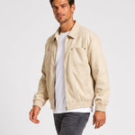 KZZ Loose-fit casual long-sleeve collared zip-up jacket