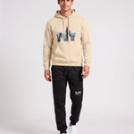 KZZ Men's Letter-Print Hoodie and Joggers