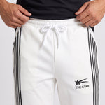 KZZ Men's Side-Stripe Sweatpants with Drawstring Waist
