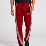 KZZ Men's Side-Stripe Sweatpants with Drawstring Waist