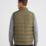 KZZ Men's Solid-Color Zipper-Pocket Vest