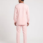 KZZ Striped long-sleeve top and elastic-waist trousers
