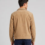 KZZ Men's Solid-Color Button-Front Jacket