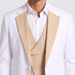 KZZ Men's single-button three-piece suit