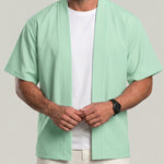 KZZ Men's solid-color top