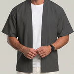 KZZ Men's solid-color top