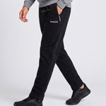 KZZ Men's Fleece-Lined Casual Joggers