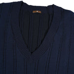 KZZ Men's V-neck sleeveless knit vest