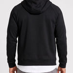 KZZ Men's Outdoor Casual Multi-Pocket Full-Zip Hooded Sweatshirt