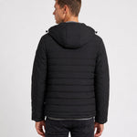 KZZ Men's solid-color fashion jacket