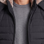 KZZ Men's solid-color fashion jacket