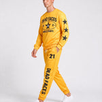 KZZ Relaxed-fit long-sleeve crew-neck top and joggers