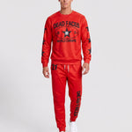 KZZ Relaxed-fit long-sleeve crew-neck top and joggers