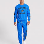 KZZ Relaxed-fit long-sleeve crew-neck top and joggers