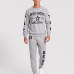 KZZ Relaxed-fit long-sleeve crew-neck top and joggers