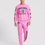 KZZ Relaxed-fit long-sleeve crew-neck top and joggers