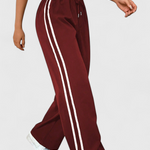 Alanys Side-Detail Flared Sport Pants