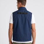 KZZ Men's Solid-Color Zipper-Pocket Vest