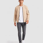 KZZ Men's Casual Baseball Jacket