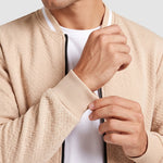 KZZ Men's Casual Baseball Jacket