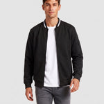 KZZ Men's Casual Baseball Jacket