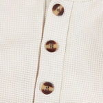 KZZ Waffle-knit long-sleeve set