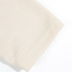 KZZ Waffle-knit long-sleeve set