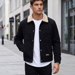 KZZ Men's Corduroy Jacket