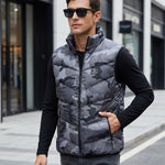 KZZ Loose-fit stand-collar vest