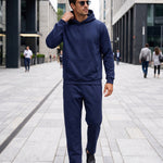 KZZ Fitted hoodie and drawstring trousers