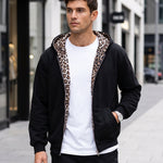 KZZ Men's Long-Sleeve Hooded Jacket