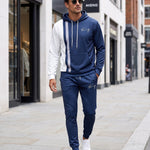 KZZ Men's 3D-Print Hoodie Set
