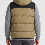 KZZ Men's Thick Woven Hooded Vest