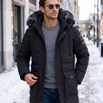 KZZ Men's Winter Casual Parka