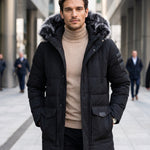 KZZ Men's Winter Casual Parka