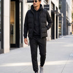 KZZ Men's 3-Piece Casual Sportswear Set