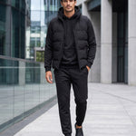KZZ Men's 3-Piece Casual Sportswear Set