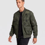 KZZ Men's Slim-Fit Tactical Jacket